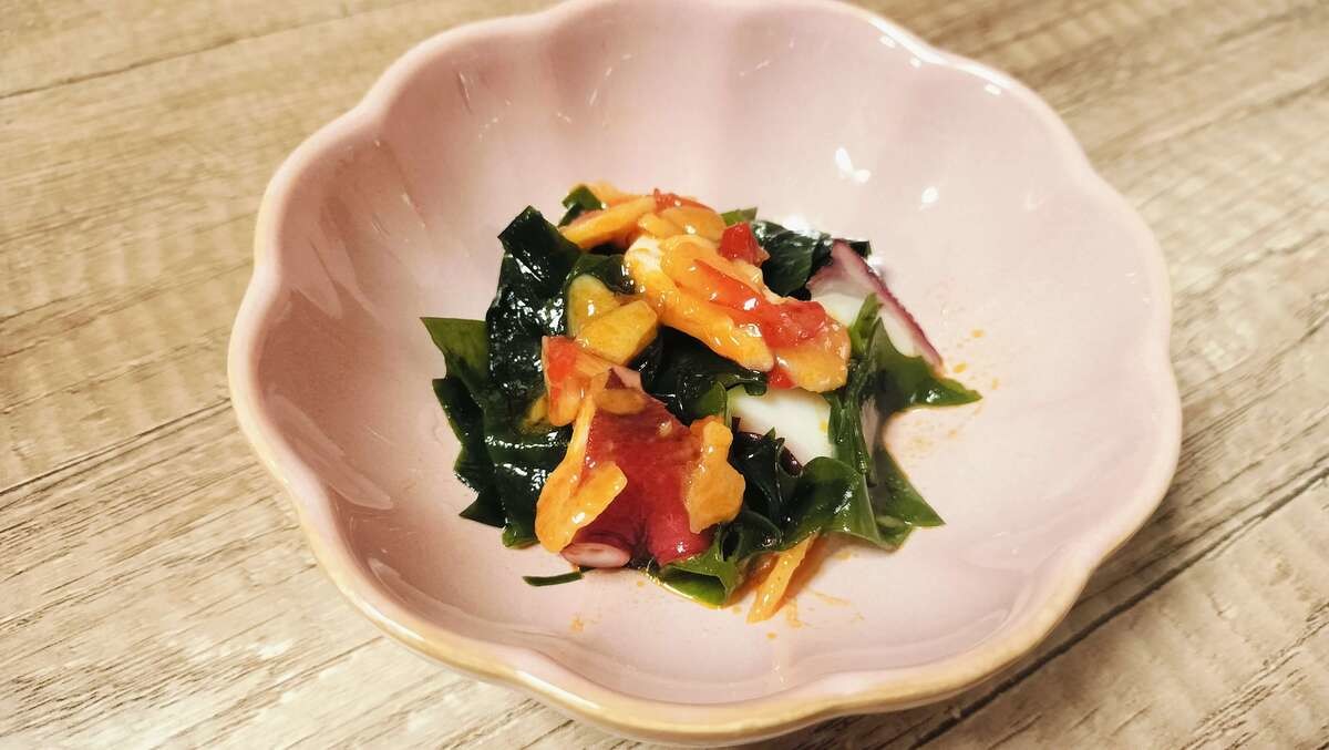 梅にんにく辣油