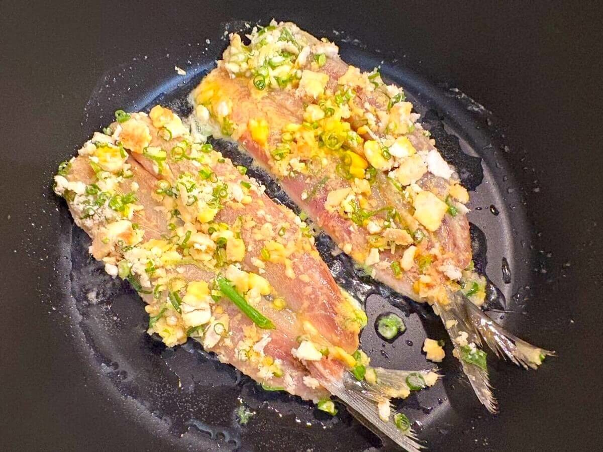 いわしのカリカリ焼き