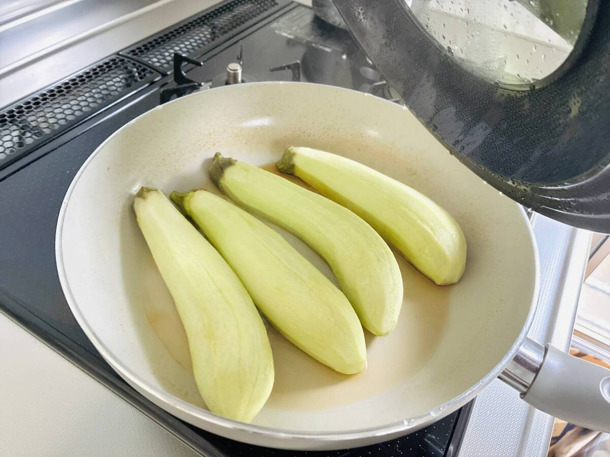 冷やし蒸しなす