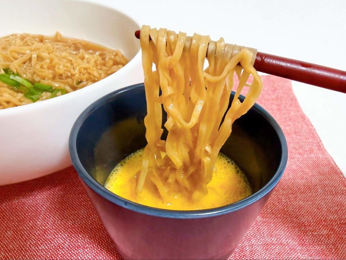 卵つけ麺風
