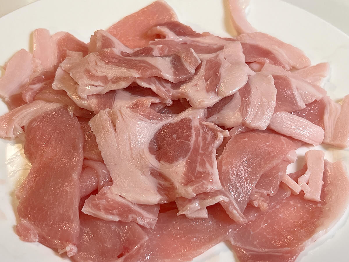 れんこんと豚肉のオイスター黒酢炒め