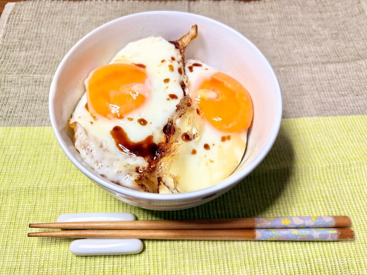 土井善晴さんのハムエッグ丼