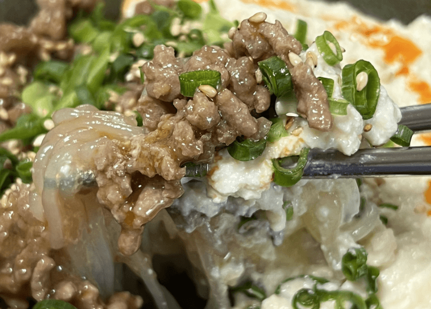 「クリーミー麻婆しらたき麺」