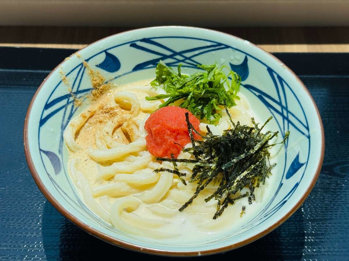 冷やし明太クリームうどん