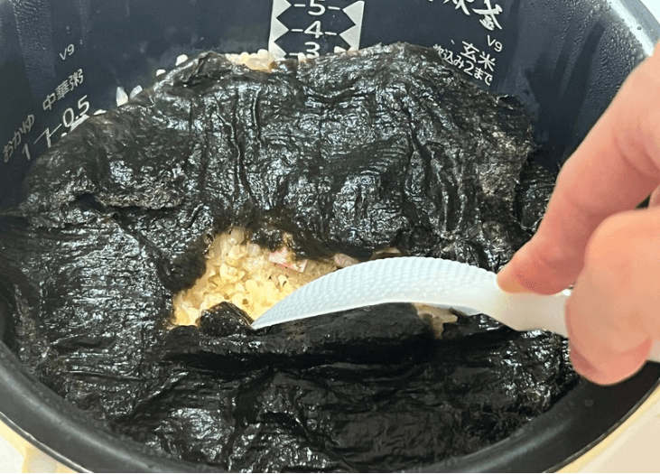 家事ヤロウ!!!「海苔とベーコンの炊き込みご飯」