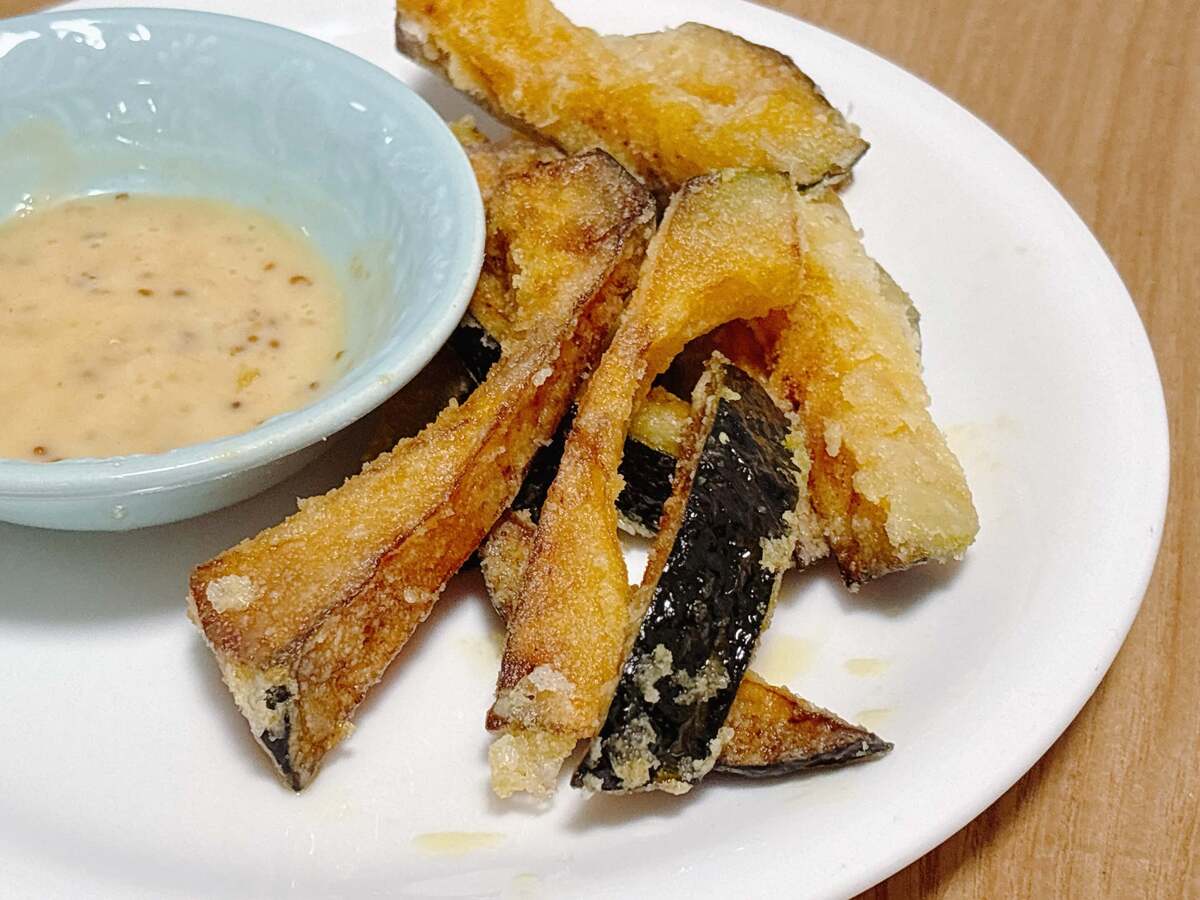 まりこさん「フライドかぼちゃ」