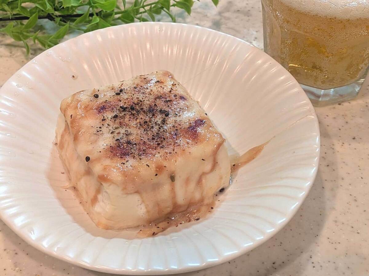 あさごはんちゃんねる「材料一つ・トースターで焼くだけ！豆腐の味噌チーズ焼き」