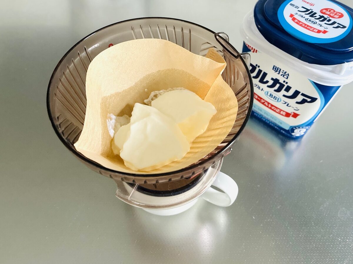 さば味噌缶のヨーグルトリエット