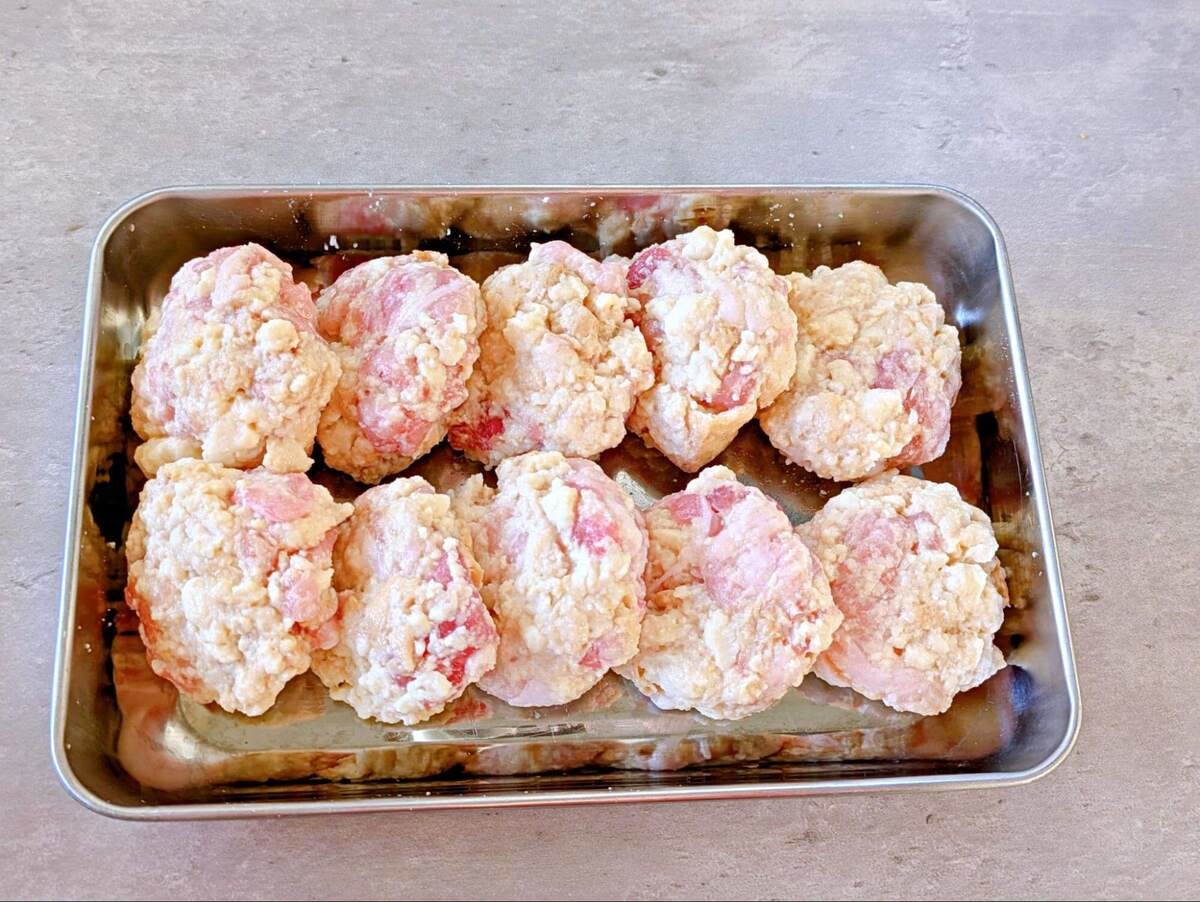 キッコーマン「厚揚げでふわふわ！豚こまバーグ」