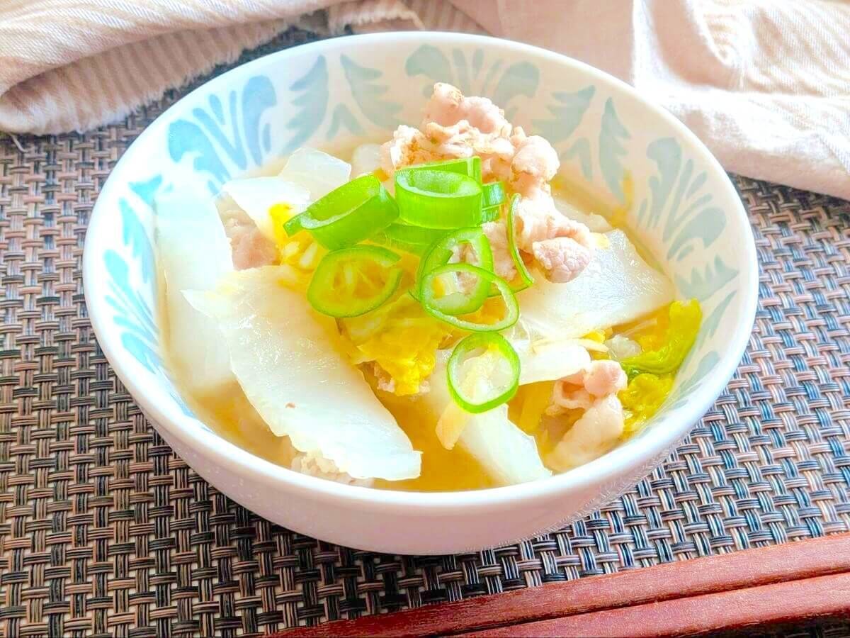 ヒガシマル醤油公式「白菜と豚バラ肉の煮物」