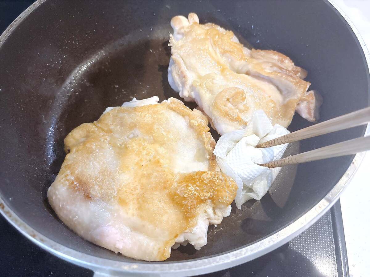 鶏のうまトマトクリーム煮