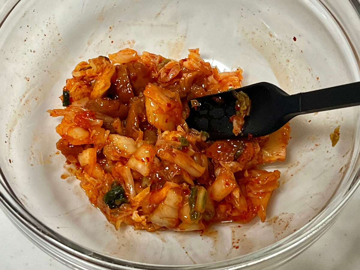 「梅キムチと長芋ソースの豚しゃぶ」のレシピ