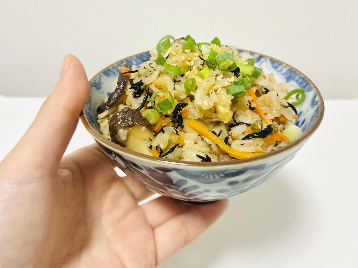 「切り干し大根の炊き込みご飯」