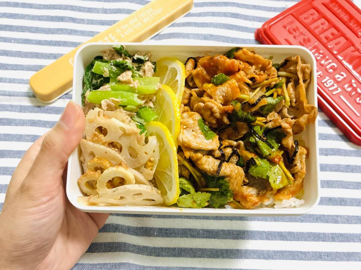 和田明日香さん「まとめ茹で弁当」