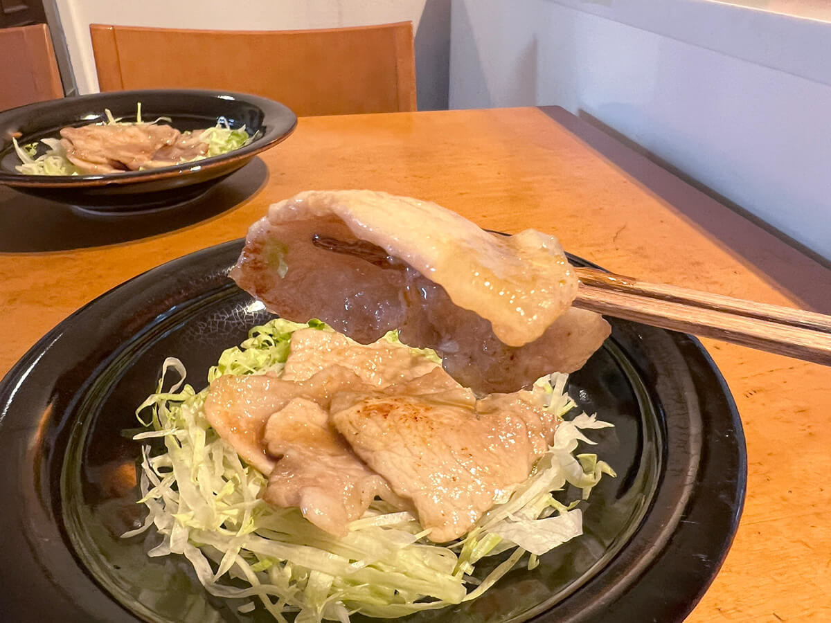 大原千鶴さん「豚のしょうが焼き」のレシピ