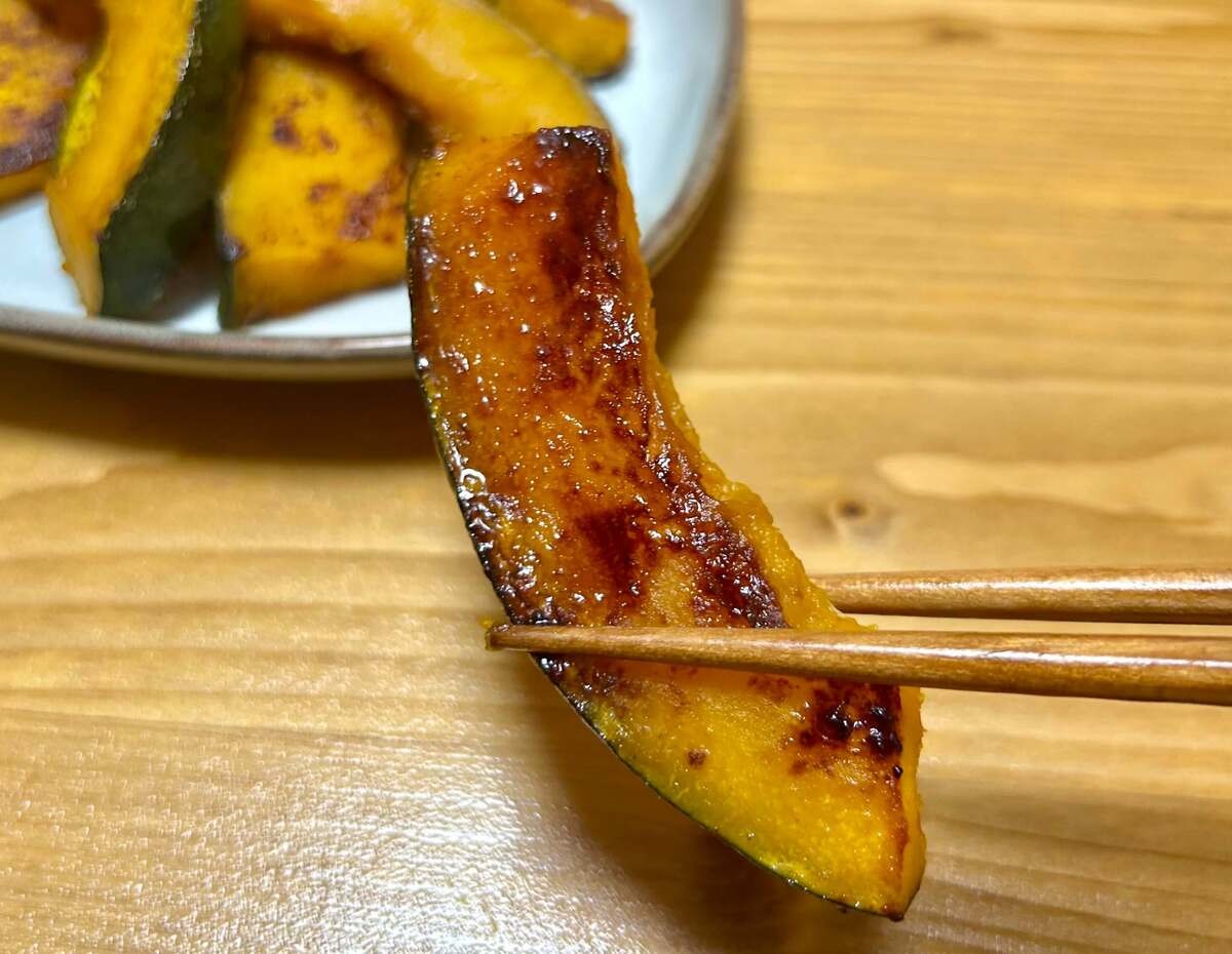 キッコーマン公式「かぼちゃのジュワッと焼き」のレシピ
