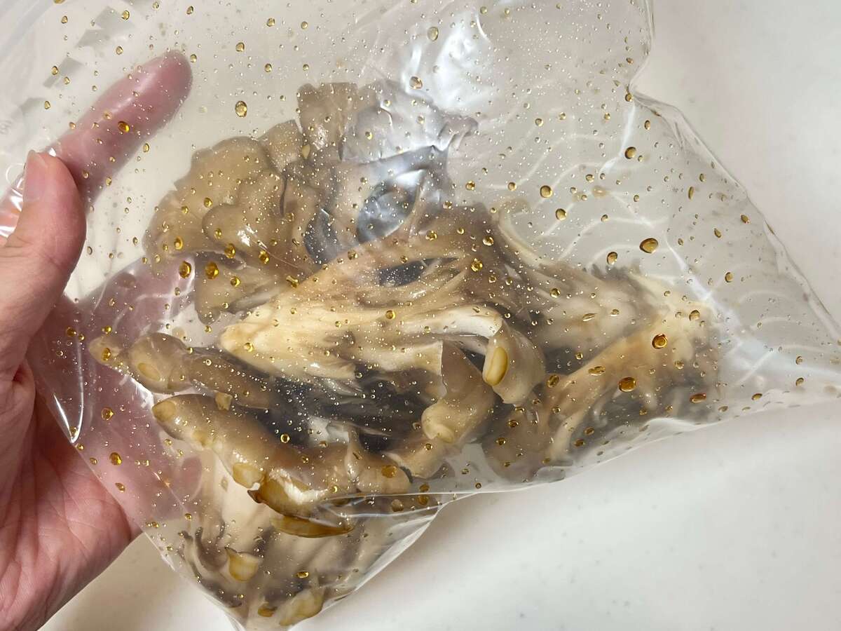 まいたけのカリカリ唐揚げ