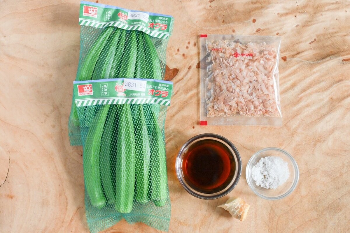 「レンジオクラのめんつゆ漬け」レシピ