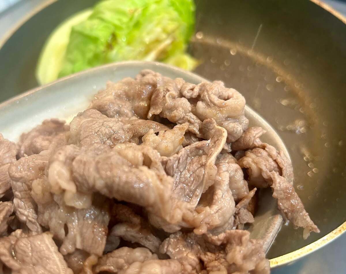 キャベツ丸ごと甘辛牛すき