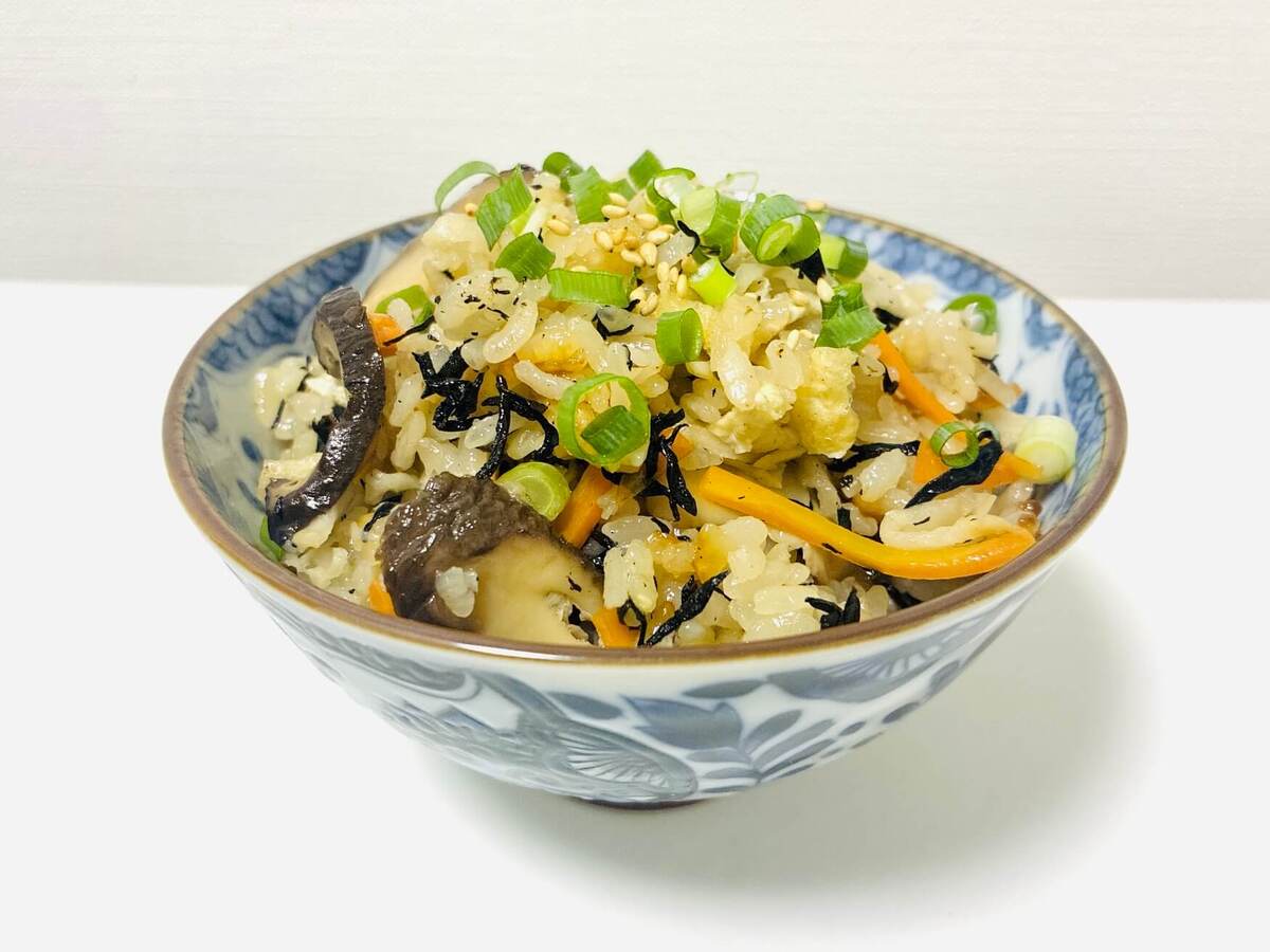 「切り干し大根の炊き込みご飯」