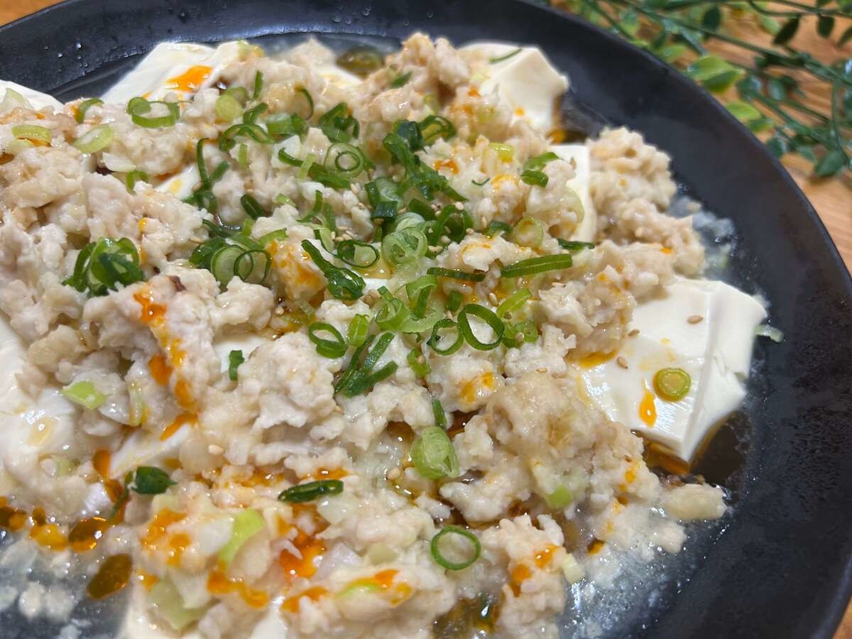 塩マーボー豆腐風