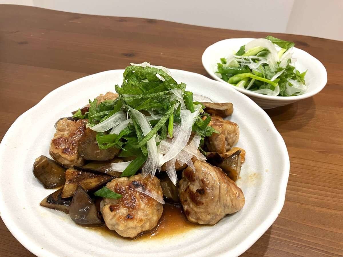 タサン志麻さん「豚肉とナスのニンニクポン酢」