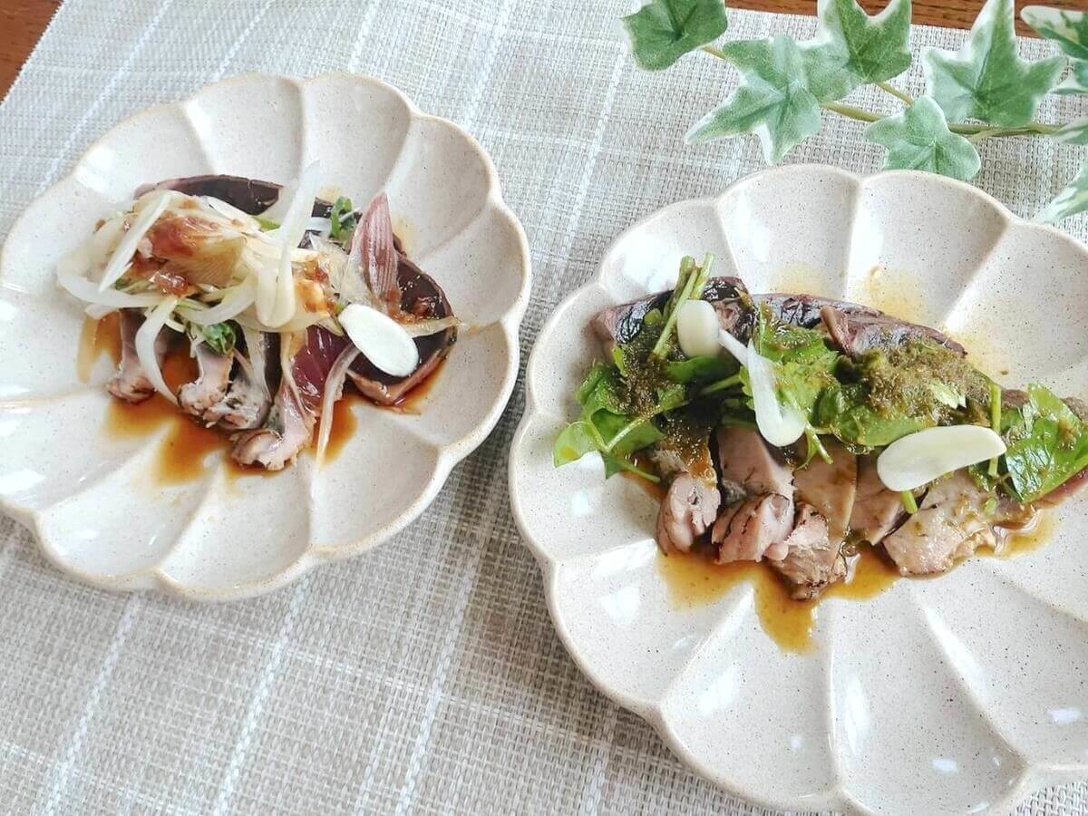 カツオのたたき 和風＆エスニック