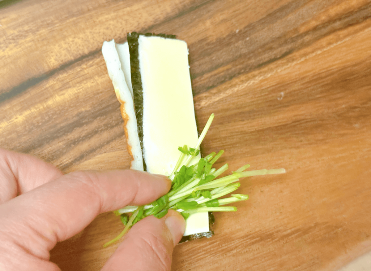 ちくわのチーズ巻き