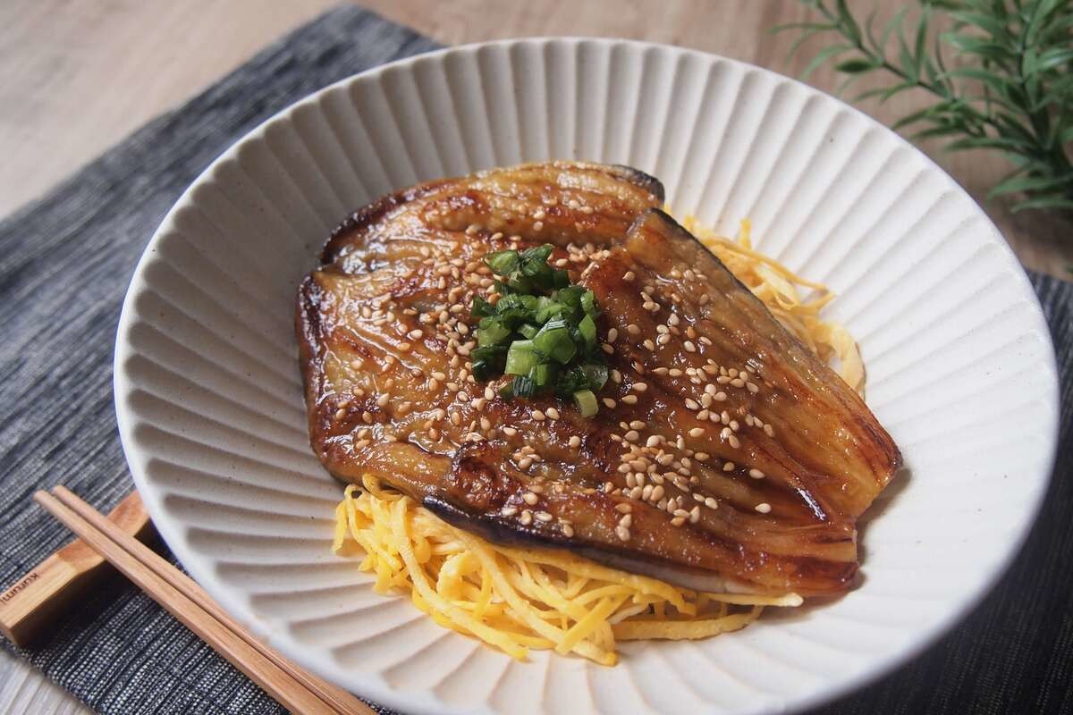 ナスのかば焼き丼