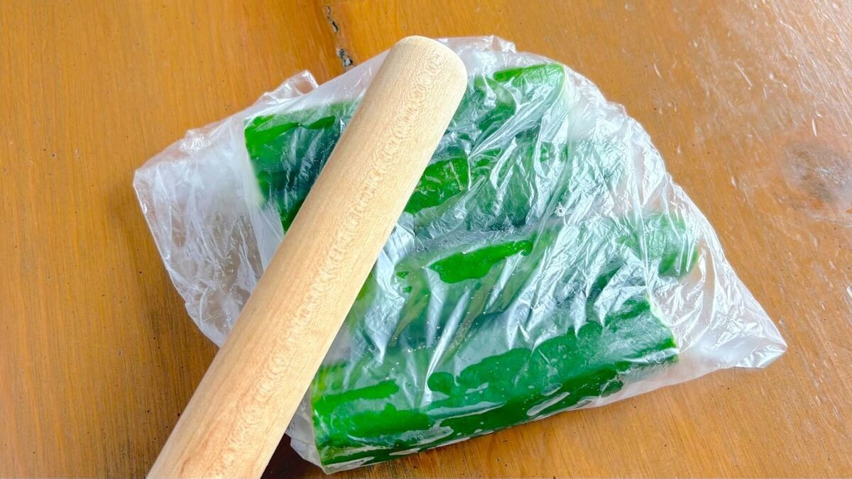 きゅうりのごまキムチあえ