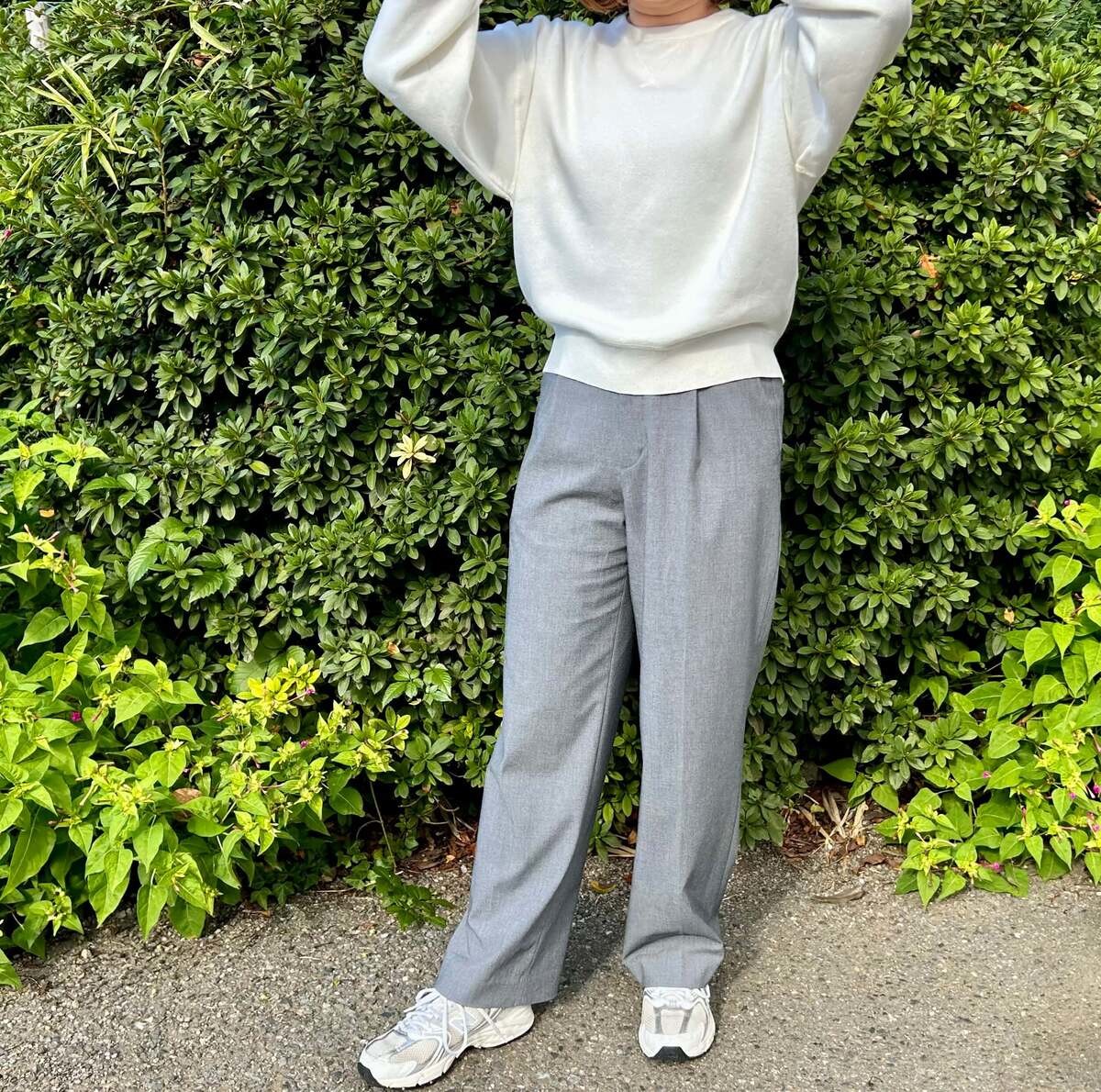 ユニクロの名品「スムースコットンクルーネックセーター」