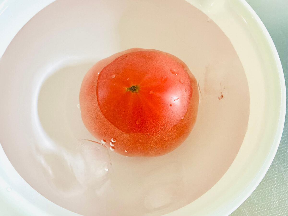 冷やしトマト茶づけ