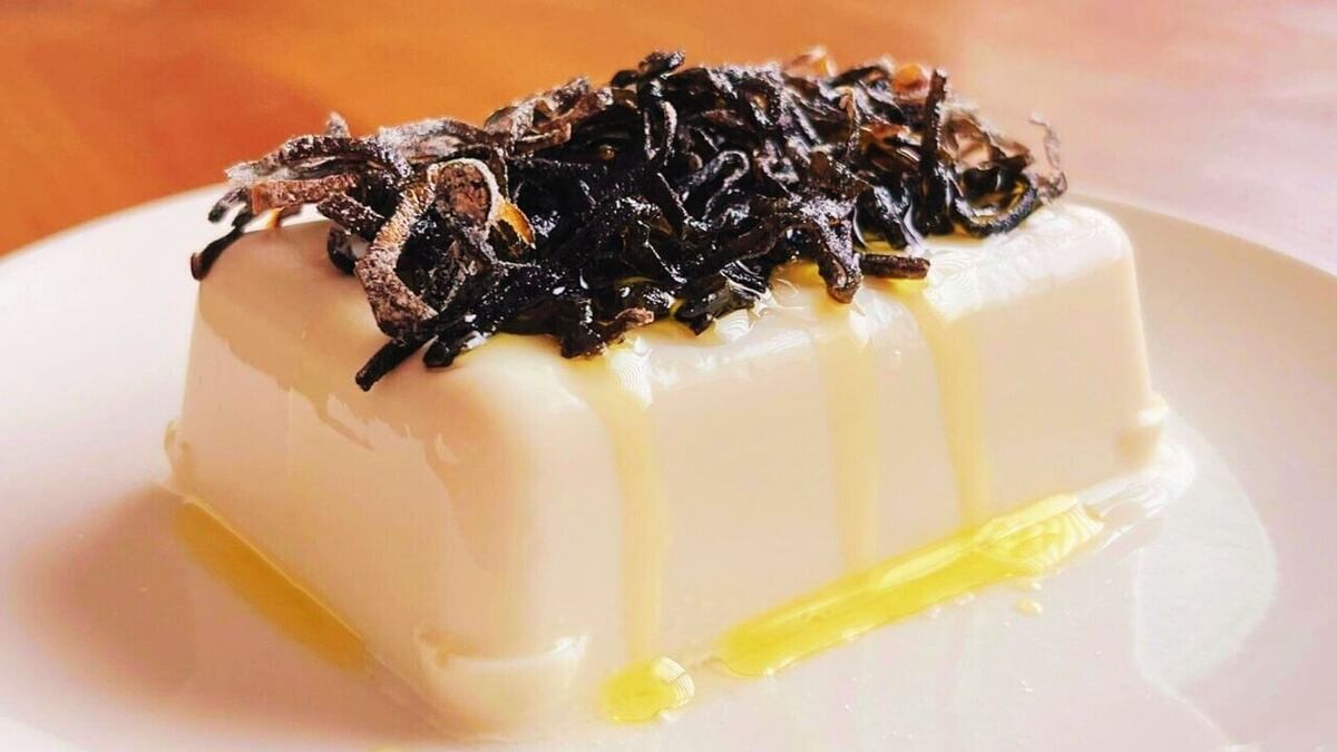 豆腐と塩昆布