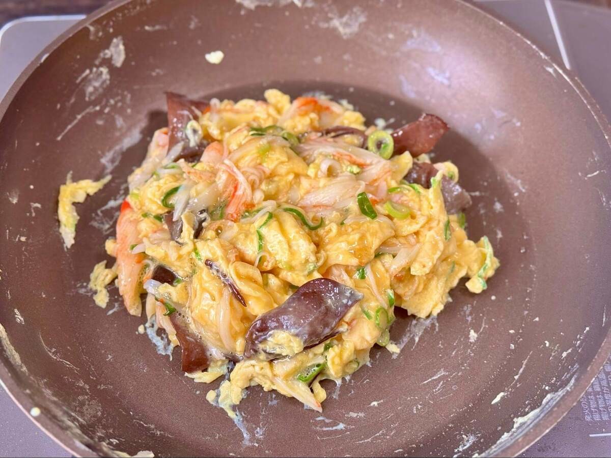 けんまさきっちんさん「王将風かに玉」