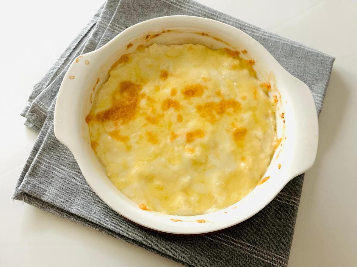 豆腐と長芋の和風グラタン