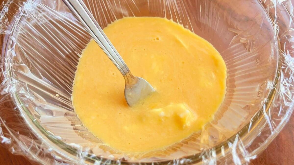 「爆速チーズオムレツ」のレシピ