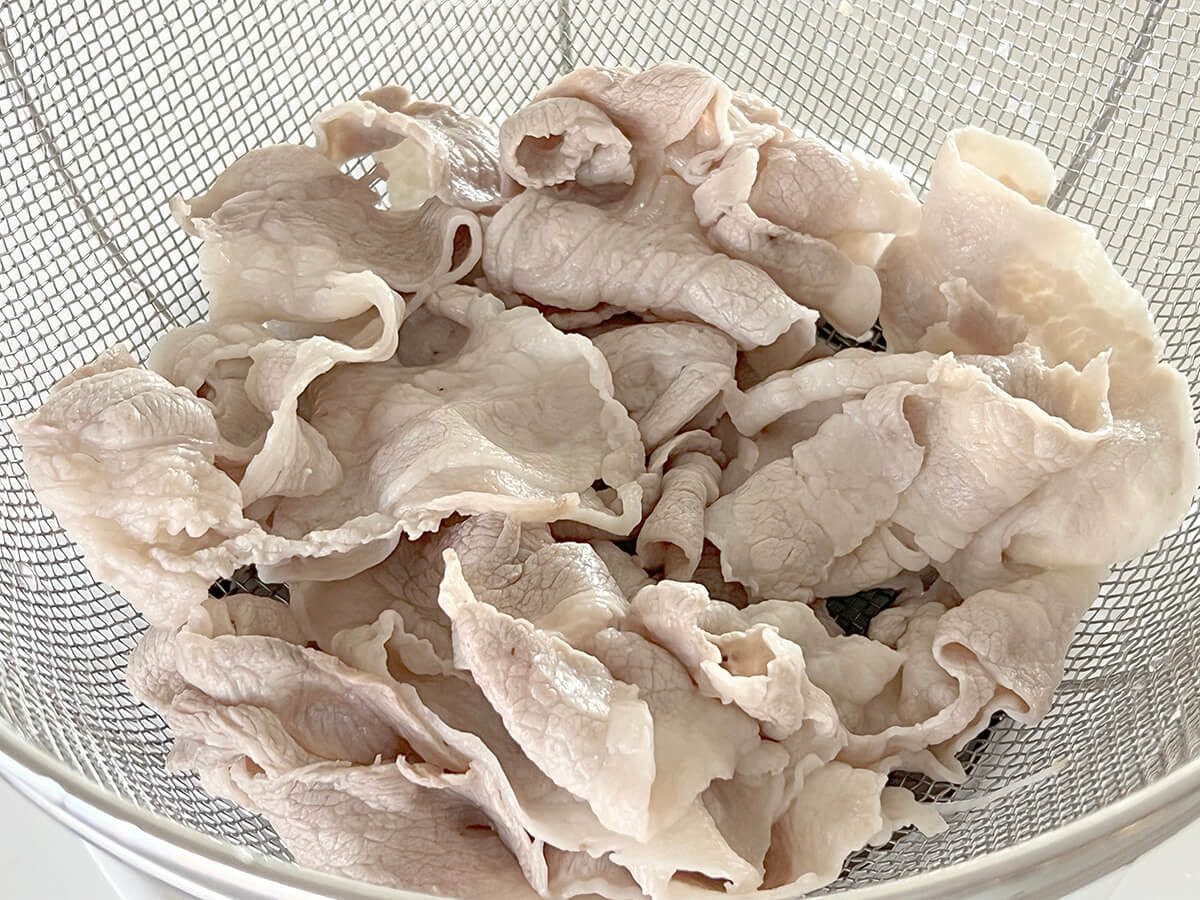 和田明日香さん「セリの豚キムあえ」