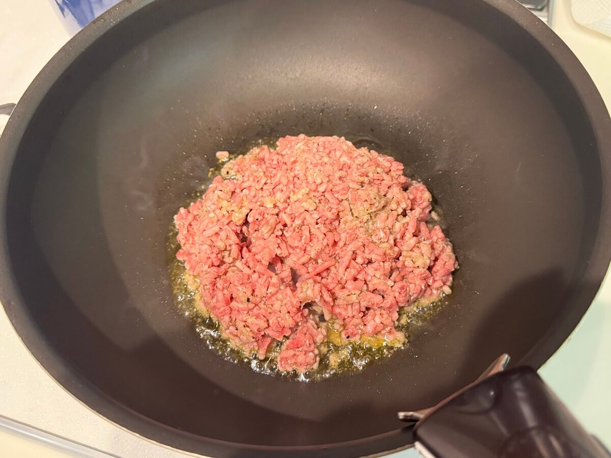 ファビオさん「ワンパンミートソーススパゲティ」