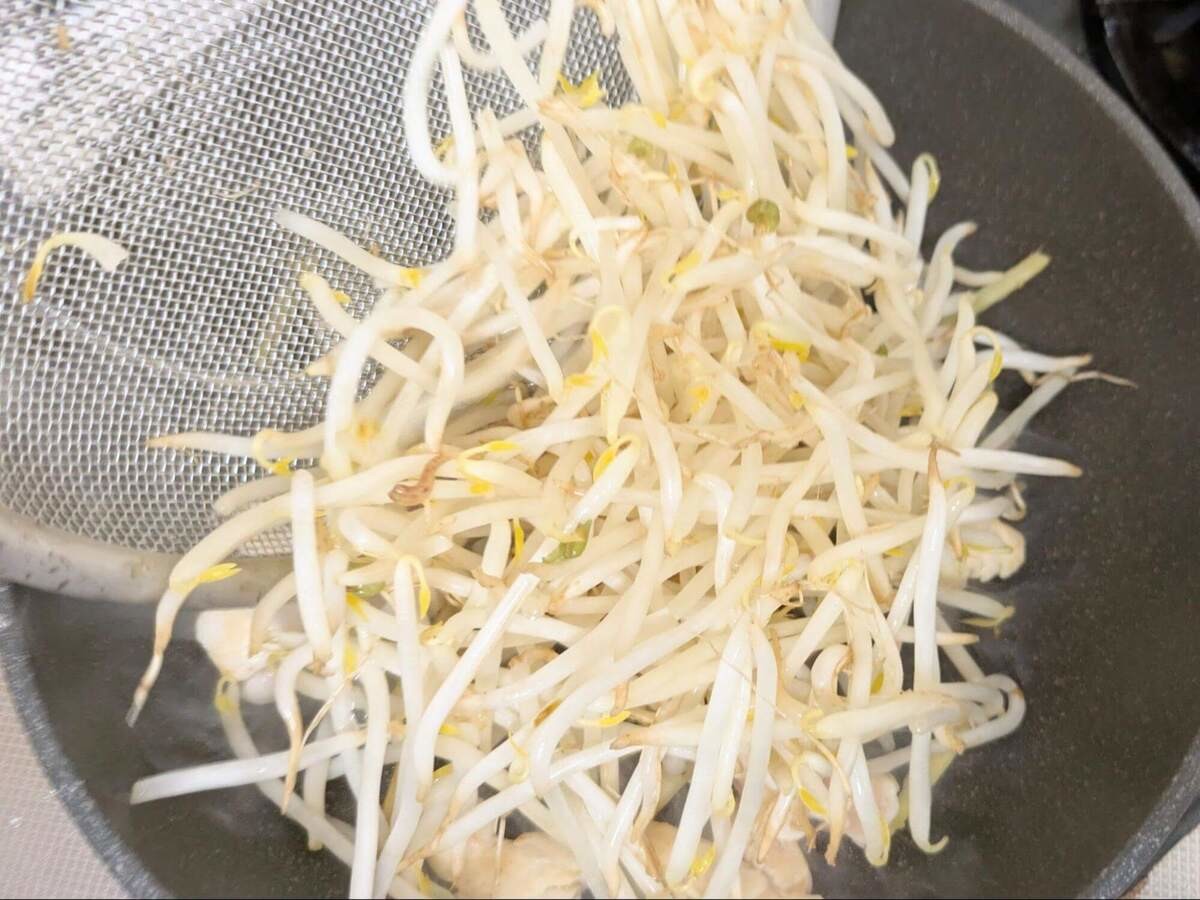 DAIGOも台所「もやしの炒め浸し」