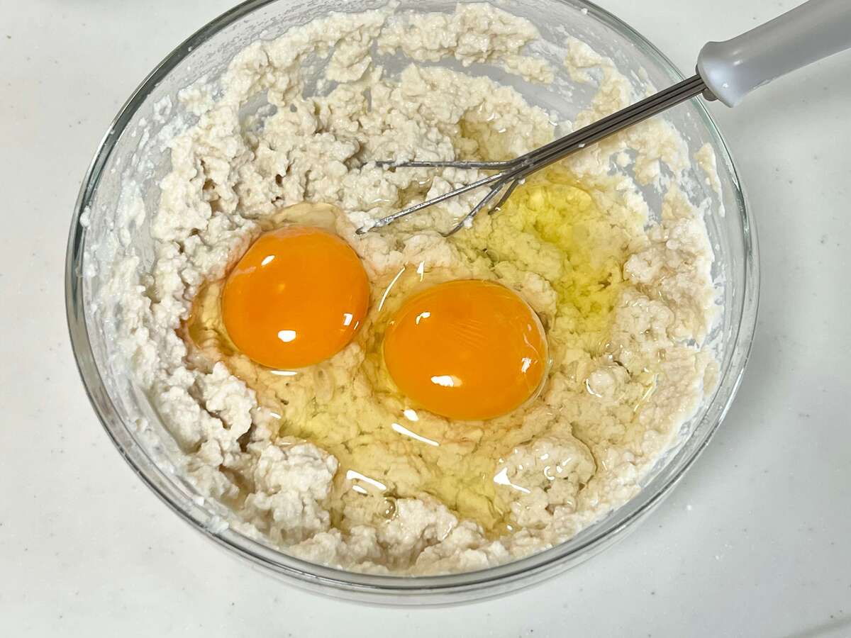 卵と豆腐で！もっちりお好み焼き風