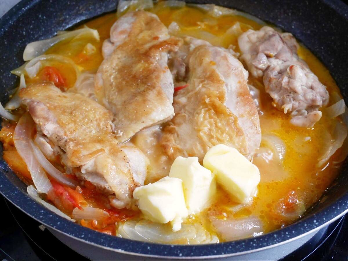 三國清三さん「鶏肉のビネガー煮」のレシピ