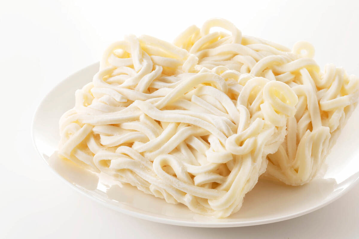冷凍うどん、こんな解凍方法はダメ！