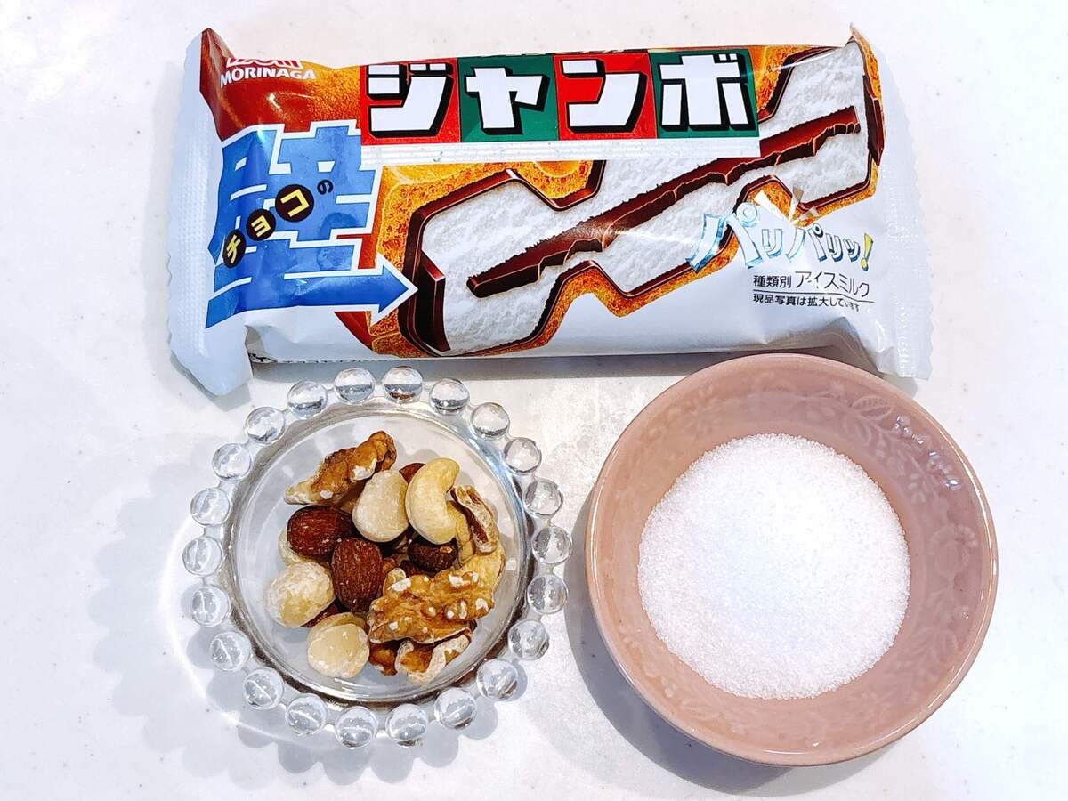 「チョコモナカジャンボ」のアレンジレシピ