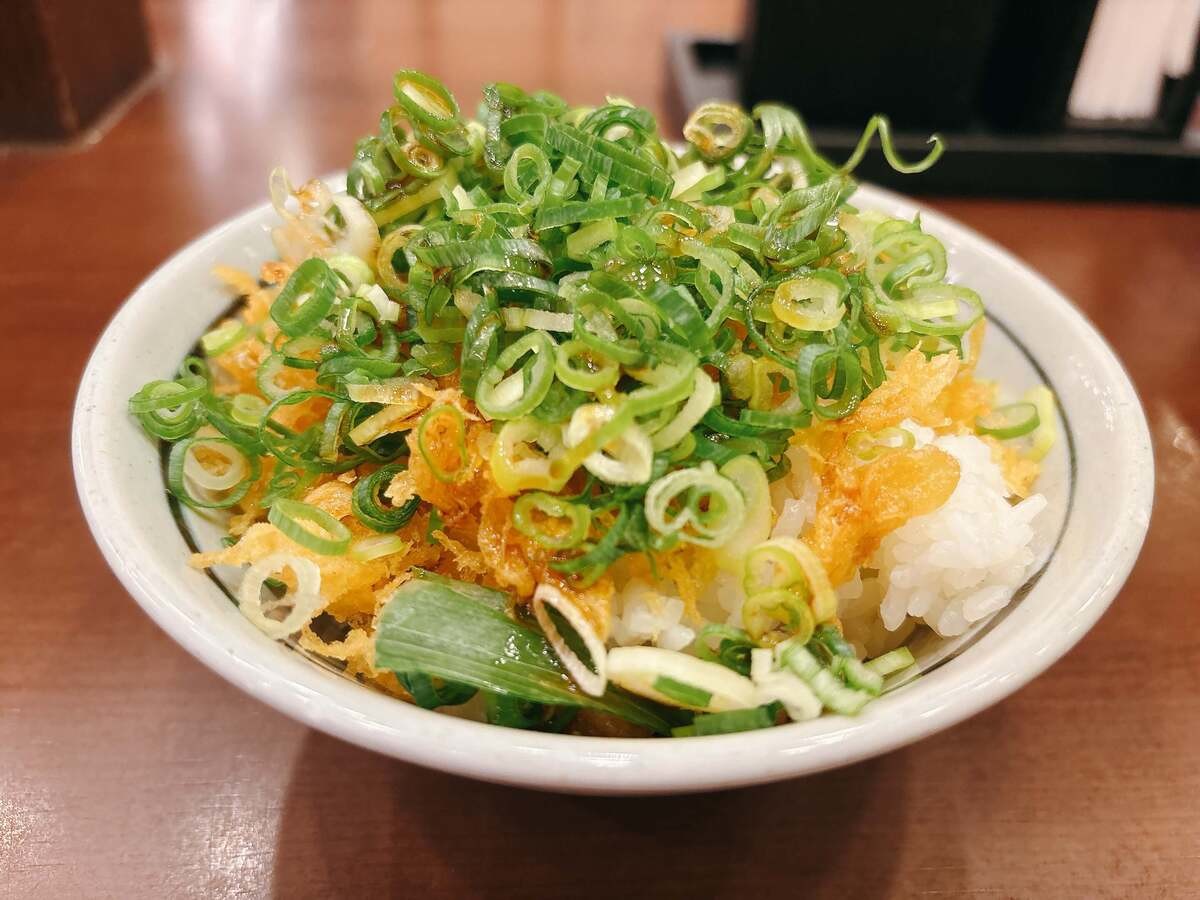 【丸亀製麺】天かす丼