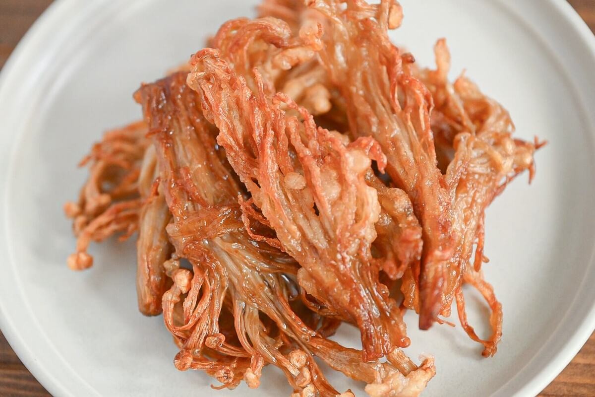 「えのきの唐揚げ」