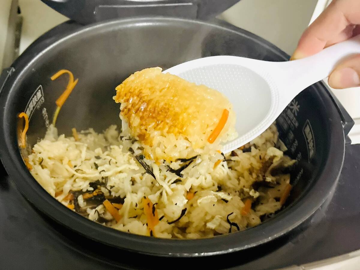 「切り干し大根の炊き込みご飯」