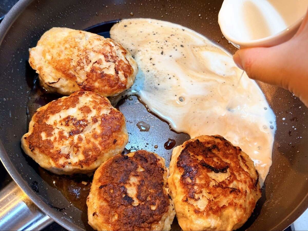 笠原将弘さん「チキンハンバーグ」