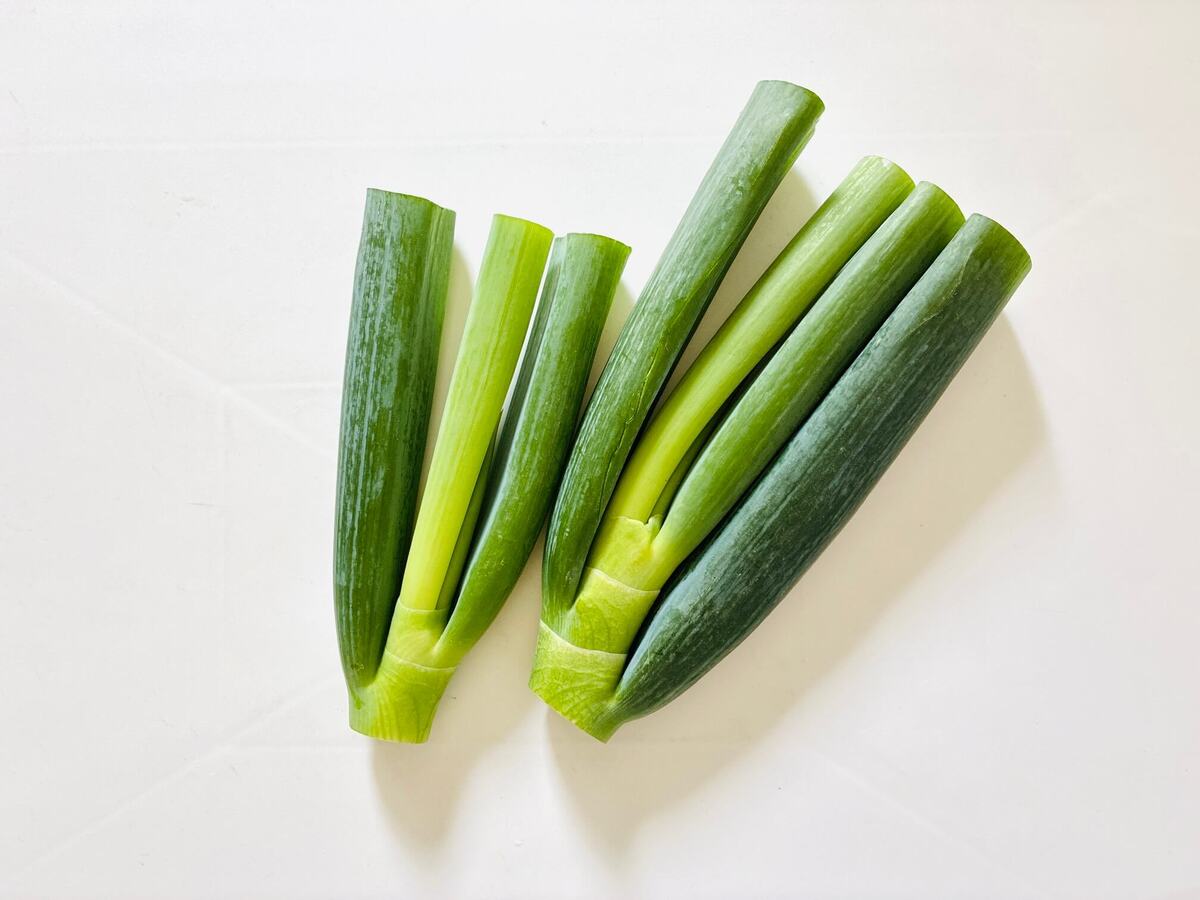 ねぎの青い部分のチヂミ風