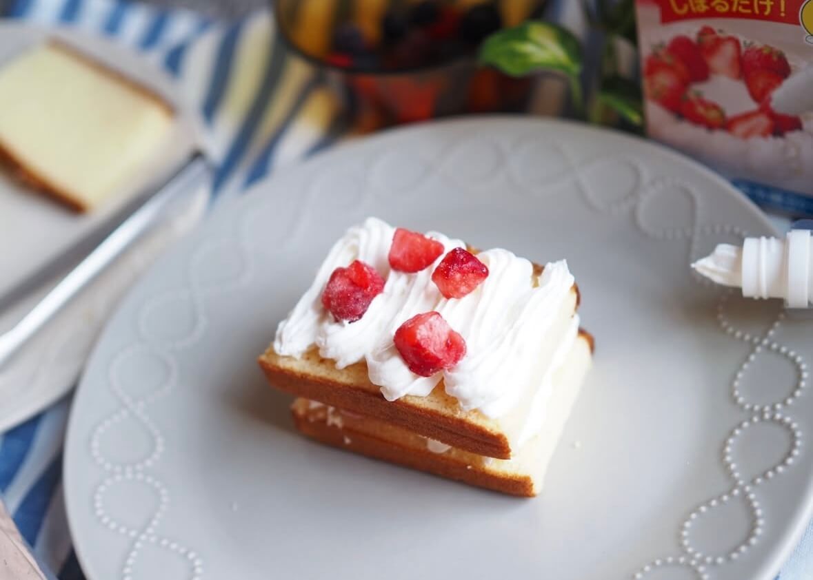 ちょこっと使いたい時に便利！「らくらくホイップ」