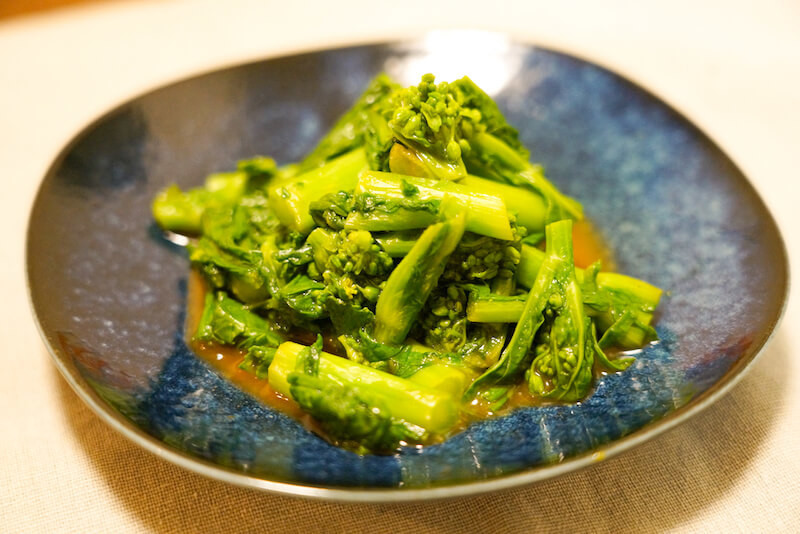 菜花の辛子あえ